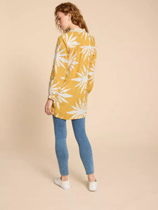 Evelyn Linen Tunic Yellow