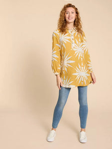 Evelyn Linen Tunic Yellow