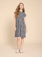 Load image into Gallery viewer, EVERLY PRINTED JERSEY SHIRT DRESS