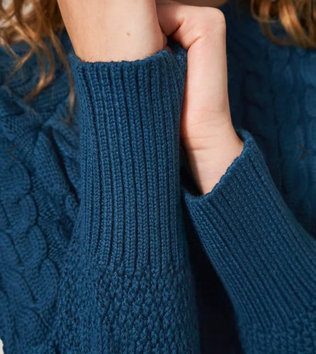 Teal Chunky Knit