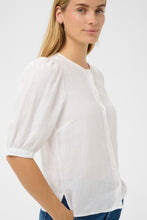 Load image into Gallery viewer, White Linen Blouse
