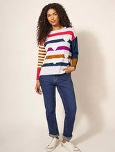 Load image into Gallery viewer, Stripes and Hearts Sweater