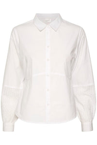 White Blouse with Sleeve detail