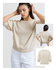 Fine Yarn Raglan Sweater