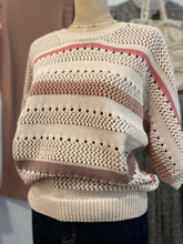 Load image into Gallery viewer, Textured Stripe Sweater