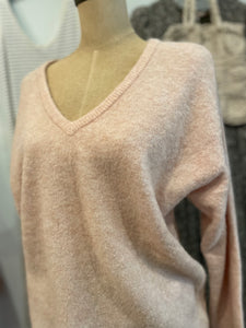 Deep V Oversized Sweater