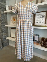 Load image into Gallery viewer, Plaid Wrap Dress