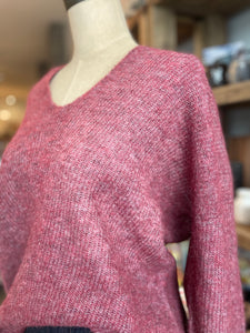 Thora V-Neck Knit Pullover